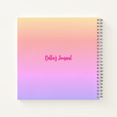 Carnet Personalized Tiger Notebook - Yellow (Dos)