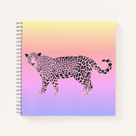 Carnet Personalized Tiger Notebook - Yellow (Devant)