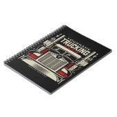 Carnet Personalized Trucking 18 Wheeler BIG Trucker (Côté gauche)