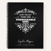 Carnet Personalized Unbreakable Soul Spiral Notebook (Devant)
