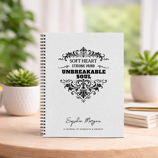 Carnet Personalized Unbreakable Soul Spiral Notebook
