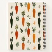 Carnet Personalized Whimsical Carrot Patch Rustic (Dos)