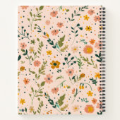 Carnet Personalized Whimsical Wildflower Meadow (Dos)