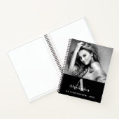 Carnet Personalized White Monogram Photo Sketchbook (Intérieur)