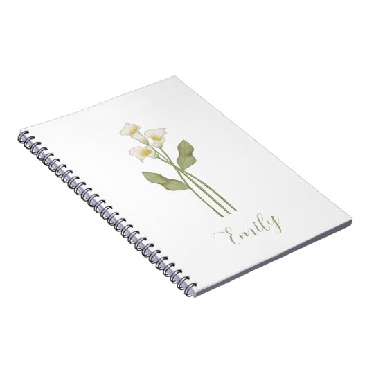Carnet  Personalized Wildflower Name (Côté Droit)