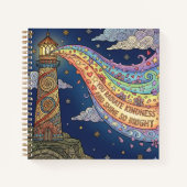 Carnet Personalized You Radiate Kindness Spiral Notebook (Devant)