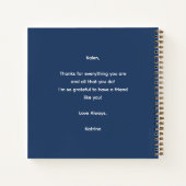 Carnet Personalized You Radiate Kindness Spiral Notebook (Dos)