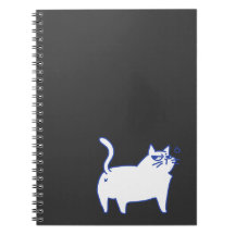 Personnage de chat blanc mignon drôle doodle