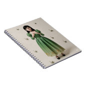 Carnet Personnage de princesse émeraude 3D (Côté Droit)