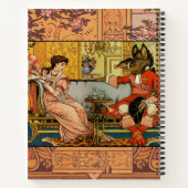 Carnet Personnages de Contes de Fées Classiques de Beauté (Dos)