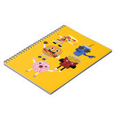 Carnet Personnages de nourriture (Côté gauche)