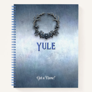 Carnet personnalisable 21,59 x 27,94 cm Yule Solst