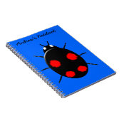 Carnet personnalisable Arlequin Ladybird (Côté Droit)