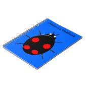 Carnet personnalisable Arlequin Ladybird (Côté gauche)