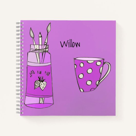 Carnet personnalisable Arty Notebook 2 (Devant)
