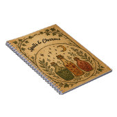 Carnet personnalisable avec conception apothécaire (Côté Droit)
