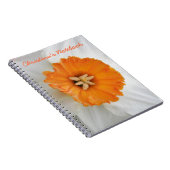 Carnet personnalisable Daffodique blanc (Côté Droit)