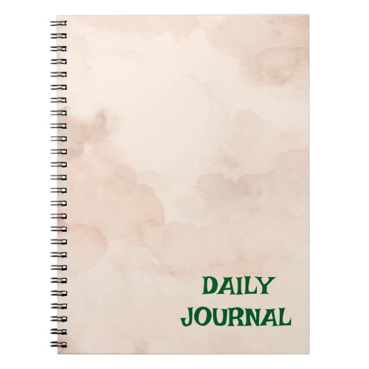 Carnet personnalisable | Design et fonctionnel (Devant)