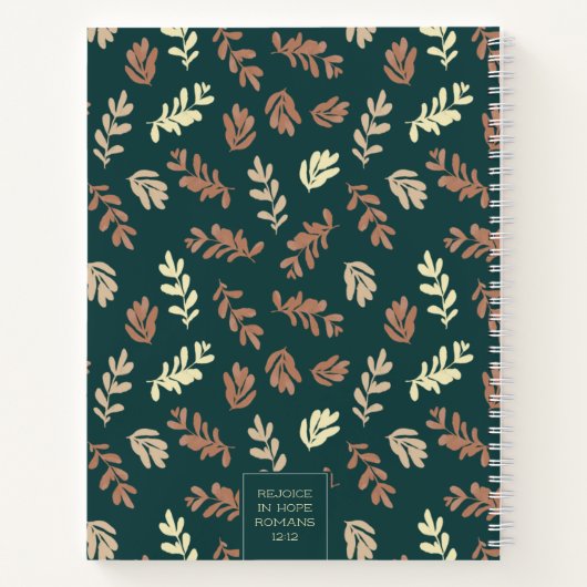 Carnet Personnalisable | Dévotion feutrée (Dos)