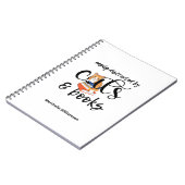 Carnet Personnalisable FACILEMENT DISTRAIT PAR LES CHATS (Côté gauche)