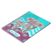 Carnet personnalisable - festival d'éléphant (Côté gauche)