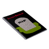 CARNET personnalisable RIP Tombstone (Côté Droit)