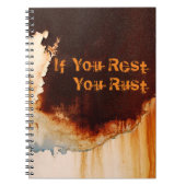 Carnet Personnalisable Rust Art Cool Amusant unique (Devant)