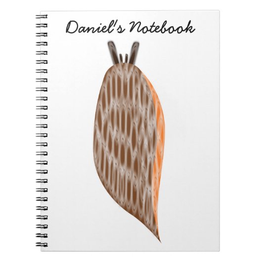 Carnet personnalisable Slug (Devant)