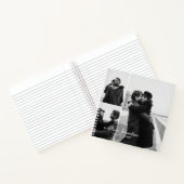 Carnet personnalisation 3 photos photographie script mode (Intérieur)