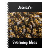 Carnet Personnalisation des abeilles de miel (Devant)