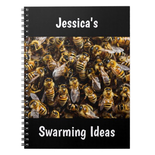 Carnet Personnalisation des abeilles de miel (Devant)