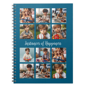 Carnet Personnalisé 12 Photos de famille, d'amis ou de vo