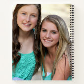 Carnet Personnalisé 3 sections Famille Photo Collage Blac (Dos)