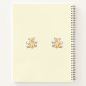 Carnet personnalisé à thème d'ours - Retour à l'éc (Dos)