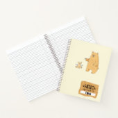 Carnet personnalisé à thème d'ours - Retour à l'éc (Intérieur)