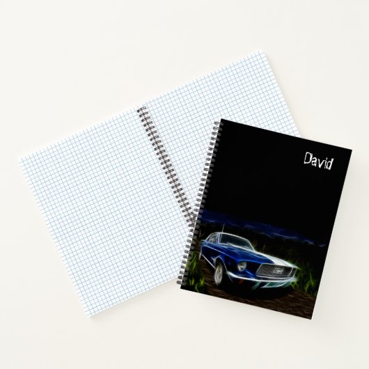 Carnet Personnalisé À Thème Voiture (Intérieur)
