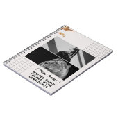 Carnet personnalisé Ajouter votre nom et photo (Côté gauche)