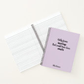 Carnet personnalisé amusant pour les notes de réun (Intérieur)