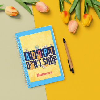 Carnet Personnalisé Animaux de secourt  chien cadeau Amou