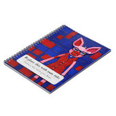 Carnet personnalisé - Animaux lunaires (Côté gauche)