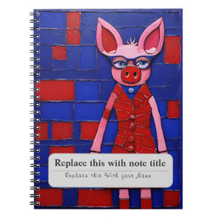 Carnet personnalisé - Animaux lunaires