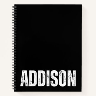 Carnet personnalisé avec Addison