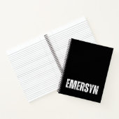 Carnet personnalisé avec Emersyn (Intérieur)