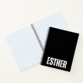 Carnet personnalisé avec Esther (Intérieur)