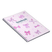 carnet personnalisé avec fleurs / fleurs (Côté Droit)