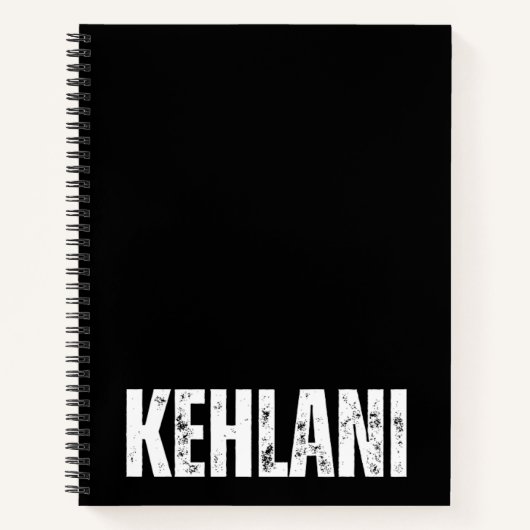 Carnet personnalisé avec Kehlani (Devant)