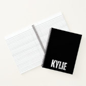 Carnet personnalisé avec Kylie (Intérieur)