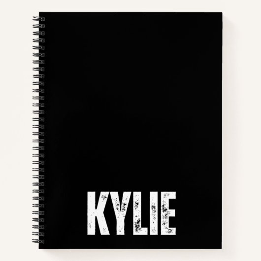 Carnet personnalisé avec Kylie (Devant)