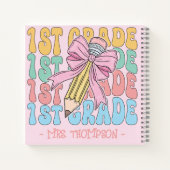 Carnet Personnalisé Avec Nom 1ère année Enseignant Person (Dos)