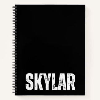 Carnet personnalisé avec Skylar